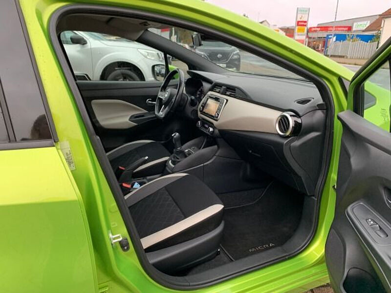 Nissan Micra 1.0 N-Connecta grün Navi