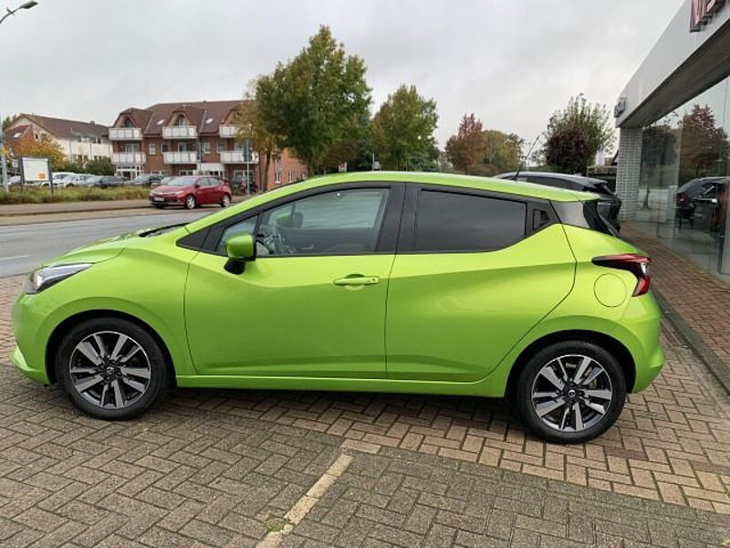 Nissan Micra 1.0 N-Connecta grün Navi